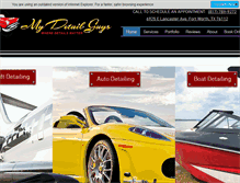 Tablet Screenshot of mydetailguys.com